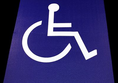 Disabled Road Sign